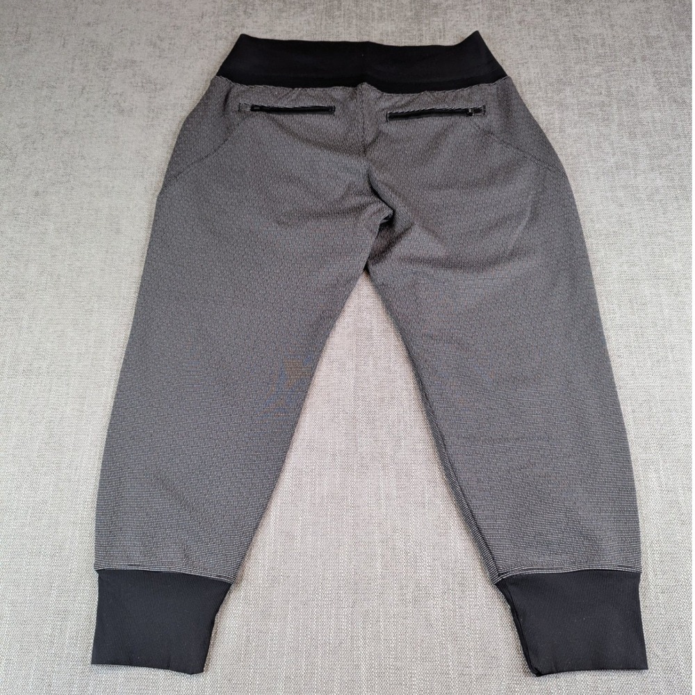 Athleta Jogger Womens M Petite Black White Venice Textured Athletic Pants - Picture 3 of 9